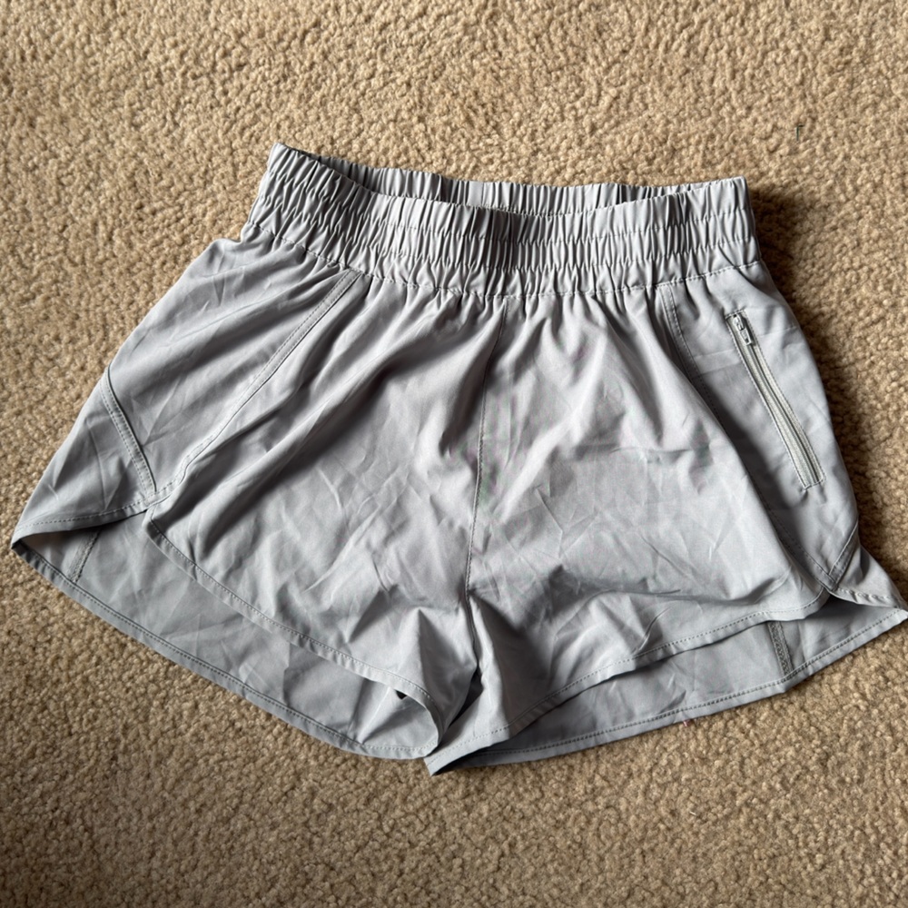 Women's B Gray Athletic Shorts